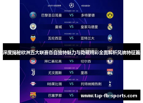深度揭秘欧洲五大联赛各自独特魅力与隐藏精彩全面解析风貌特征篇 深度揭秘欧洲五大联赛各自独特魅力与隐藏精彩全面解析风貌特征篇